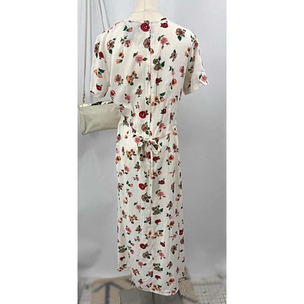 Jamie Brooke vintage 1990s Floral Prairie cottage core BoHo print dress 3/4 - Picture 3 of 10